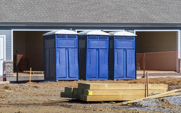 construction site portable toilets offers delivery and pickup services for all of our portable toilets